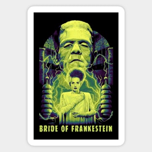 Bride of Frankestein Classic Horror Magnet